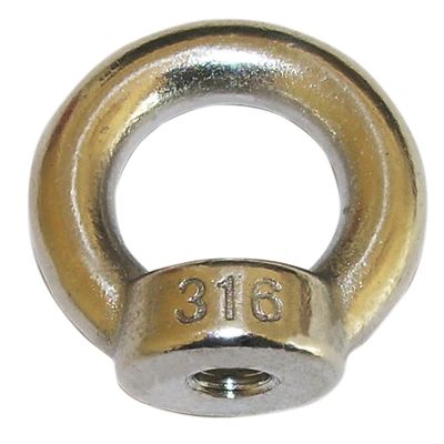 JIS Standard Galvanisierte Kohlenstoffstahl-Augenmutter für Marine-Befestigungsmittel
