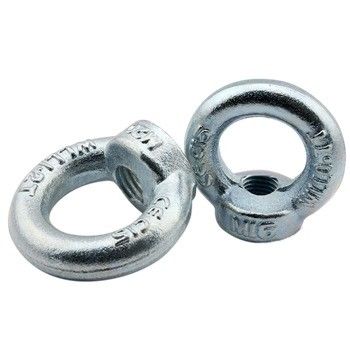 100% Inspektion vor der Lieferung OEM geschmiedet galvanisierte Stahl Lifting Eye Nuts