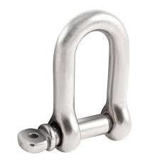 Verzinkte D-Schlinge OEM 304 Edelstahl-Rigging-Hardware Dee Schlinge