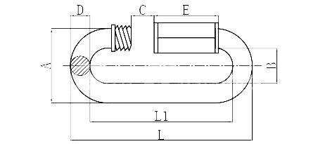 Schwere Edelstahlmetrische Decklashing Turnbuckles US Typ Verarbeitung